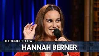 Hannah Berner StandUp Turning 30 Marrying Older Men  The Tonight Show Starring Jimmy Fallon [upl. by Stark]