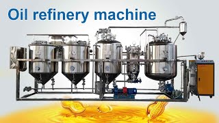 High grade cooking oil refinery machine for small scale oil plant  palm oil refinery machine [upl. by Karli]