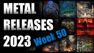 New Metal amp Hard Rock releases 2023 – Week 50 11th  17th December 2023 [upl. by Slotnick]