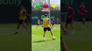 Green 𝒕𝒆𝒂𝒎 red 𝒕𝒆𝒂𝒎 amp yellow 𝒕𝒆𝒂𝒎 fcbarcelona shorts [upl. by Akirre]