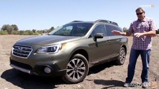 2015 Subaru Outback 25i Limited Test Drive Video Review [upl. by Ernestus]