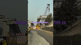 Bridge construction to cross NH 44 [upl. by Joslyn846]