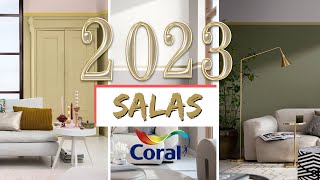 CORES PARA SALA TENDÊNCIAS 2023  ANTES E DEPOIS DA CORA [upl. by Annaet]