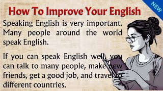 How To Improve Your English  Graded Reader  Learning English [upl. by Pansir886]