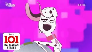 Roxie Finds Love Clip  Perfect Match  101 Dalmatian Street [upl. by Oneil]