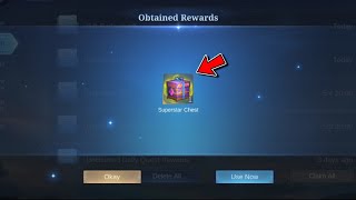 NEW SUPERSTAR CHEST REDEMPTION CODE IN MOBILE LEGENDS [upl. by Magas]