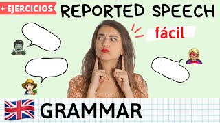 REPORTED SPEECH en inglés  Explicación con ejemplos fácil [upl. by Yaner]