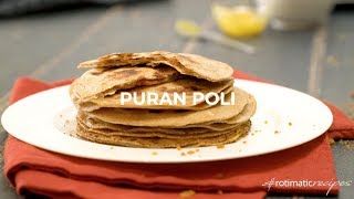 Rotimatic Recipes Puran Poli [upl. by Viridissa117]