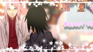 ••Sasuke and Sakura react to Sasuke Retsuden•• REACT Sasusaku  Naruto🍜 [upl. by Opiuuk]