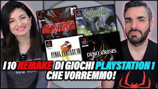 I 10 REMAKE DI GIOCHI PLAYSTATION 1 CHE VORREMMO [upl. by Cigam]