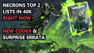 Breaking Down The 2 BEST NECRON Lists In 40k New Codex Surprise Errata [upl. by Goldie]