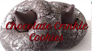 Chocolate Crinkle Cookies [upl. by Ericka]