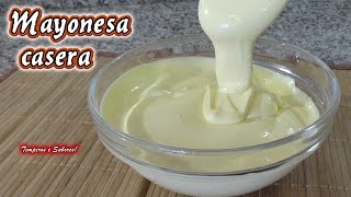 MAYONESA CASERA natural deliciosa y muy fácil de hacer [upl. by Inar]