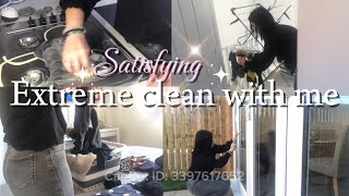 EXTREME CLEAN WITH ME NO TALKING CLEAN WITH ME UK SPEED CLEANING MOTIVATION 2024 [upl. by Hairehcaz]