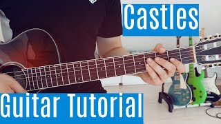 Castles  Freya Ridings  Guitar TutorialLesson  Easy How To Play Chords [upl. by Dichy]