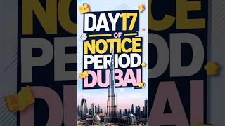 I WORK FOR SEMI GOVERNMENT IN DUBAI Day 1730 Notice Period iamhvr dubaijobs 30daynoticeperiod [upl. by Annis]