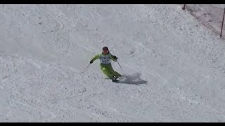 Ryu TAKEDA The 54th All Japan Ski Technique Championship  final [upl. by Attoynek]