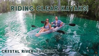 Riding in CLEAR KAYAKS Florida [upl. by Ferrand]