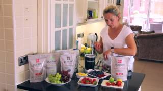 Fitness Food  Purition Wholefood Protein Shake  Strawberry flavour amp recipe [upl. by Cotsen]