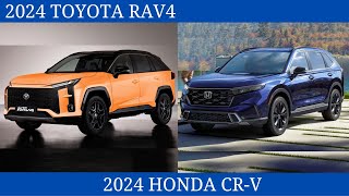 Comparing the 2024 Toyota RAV4 Vs 2024 Honda CRV Which Stands Out More [upl. by Lisab751]