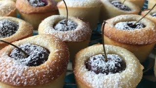 Financiers Recipe – How to make cherry financiers  Simplement Bon  4 [upl. by Chlori899]