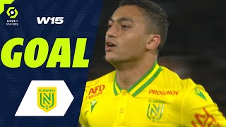 Goal Mostafa Mohamed Ahmed ABDALLA 55  FCN PARIS SAINTGERMAIN  FC NANTES 21 2324 [upl. by Knighton]