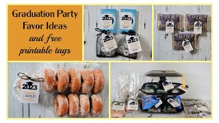 5 Fantastic Graduation PARTY FAVOR Ideas … updated 2024 tags included for FREE [upl. by Valina]