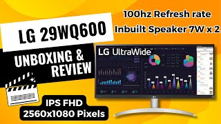 Lg 29WQ600 Unboxing and Review Lg 29 inch widescreen monitor Review Best Monitor for Video Editing [upl. by Nesral]