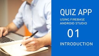 1 Mini Quiz App using Firebase in Android Studio Tutorial intro [upl. by Laetitia]