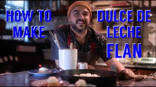 How To Make Flan Dulche de Leche  Baro In The City [upl. by Atived]