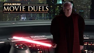 Star Wars Movie Duels Arresting the Chancellor Palpatines Side [upl. by Burman]