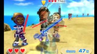 Wii Sports Resort Swords Play Showdown Stage 18 Untouched [upl. by Nosnhoj]