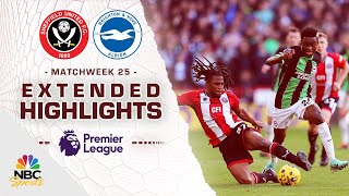 Sheffield United v Brighton  PREMIER LEAGUE HIGHLIGHTS  2182024  NBC Sports [upl. by Lennahs]