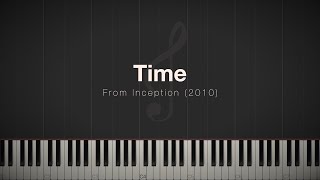 Time from quotInceptionquot \\ Hans Zimmer \\ Synthesia Piano Tutorial [upl. by Trinette988]