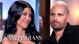 Where Do Kourtney Kardashian amp Scott Disick Stand Now  KUWTK  E [upl. by Adnovoj]