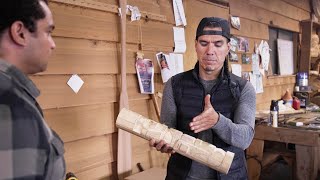 Totem Pole Carving in Hydaburg Southeast Alaska [upl. by Wincer]