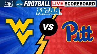 Pittsburgh Panthers vs West Virginia Mountaineers  NCAA Football Live Scoreboard [upl. by Naples]