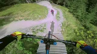 Bikepark Serfaus Fiss Ladis 2018  GoPro Abfahrt  Felix Welt [upl. by Abihsat486]