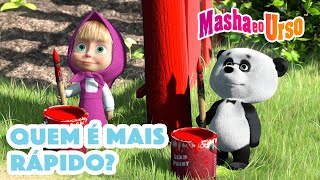 Masha e o Urso 👧🐻 Quem é mais rápido 👧🐼 Desenhos animados para crianças [upl. by Onaimad]