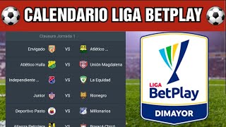 ⚽️ CALENDARIO COMPLETO LIGA BETPLAY 2023II FÚTBOL COLOMBIANO [upl. by Ahasuerus729]