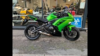 KAWASAKI ER6F 650 CC QUICK REVIEW AND START UP [upl. by Girardi]