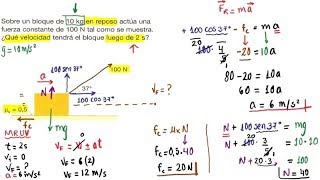 Dinámica Líneal Ejercicios Resueltos Nivel 1 de Física [upl. by Bonne873]