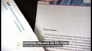 Krivična prijava za PIO fond zbog Vučićevog pisma [upl. by Bumgardner134]