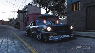 1965 Hoonigan Gymkhana 10 Ford Hoonicorn Mustang with antilag  Forza Horizon 5 [upl. by Hesther813]