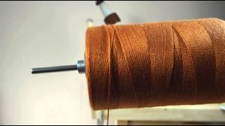 Fine Yarn Winding on the NKK Cone Winder [upl. by Jessamine]