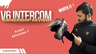 V6 intercom ownership review  Best Cheap Bluetooth Intercom For All Helmets  Bluetooth Intercom [upl. by Carthy]