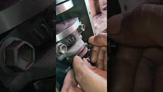 engine piston installation [upl. by Nirot131]