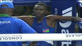 Boxing Kinshasa 2024 KOLONGO BAKORA COD VS JOHANNES TROFIMUS NAM [upl. by Noskcire117]