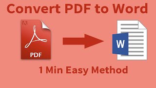 How to Convert PDF to Word Without Software Using Google Drive  Recommended Easy Method [upl. by Lodmilla]