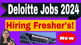 Deloitte Internship 2024  Hiring for Freshers as Consulting Intern [upl. by Ikkela411]